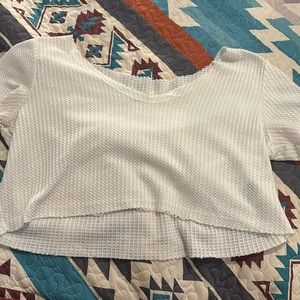 White Crop Top